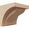 Ekena Millwork 5"W x 5"D x 5"H Wide Helena Rough Cedar Woodgrain TimberThane Corbel, Primed Tan CORUR05X05X05HELRCPR - alternate 1